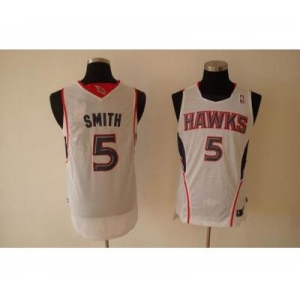 nba atlanta hawks #5 smith whtie(fans edition)