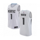 Youth Nike Memphis Grizzlies #1 Jarell Martin Swingman White NBA Jersey - City Edition