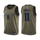 Youth Nike Memphis Grizzlies #11 Mike Conley Swingman Green Salute to Service NBA Jersey