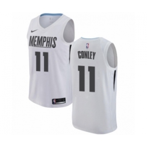 Youth Nike Memphis Grizzlies #11 Mike Conley Swingman White NBA Jersey - City Edition