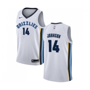 Youth Nike Memphis Grizzlies #14 Brice Johnson Swingman White NBA Jersey - Association Edition
