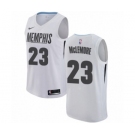 Youth Nike Memphis Grizzlies #23 Ben McLemore Swingman White NBA Jersey - City Edition