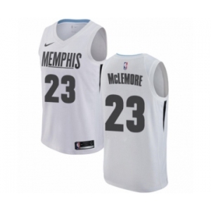 Youth Nike Memphis Grizzlies #23 Ben McLemore Swingman White NBA Jersey - City Edition