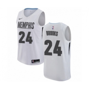 Youth Nike Memphis Grizzlies #24 Dillon Brooks Swingman White NBA Jersey - City Edition