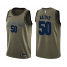 Youth Nike Memphis Grizzlies #50 Bryant Reeves Swingman Green Salute to Service NBA Jersey