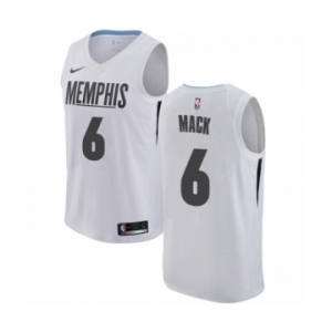 Youth Nike Memphis Grizzlies #6 Shelvin Mack Swingman White NBA Jersey - City Edition