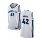 Women's Nike Memphis Grizzlies #42 Lorenzen Wright Swingman White NBA Jersey - Association Edition