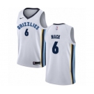 Women's Nike Memphis Grizzlies #6 Shelvin Mack Authentic White NBA Jersey - Association Edition