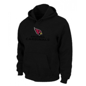 Arizona Cardinals Authentic Logo Pullover Hoodie Black