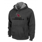 Arizona Cardinals Authentic Logo Pullover Hoodie D.Grey