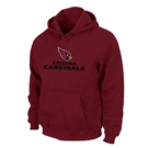 Arizona Cardinals Authentic Logo Pullover Hoodie RED