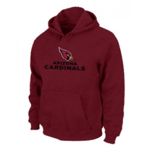 Arizona Cardinals Authentic Logo Pullover Hoodie RED