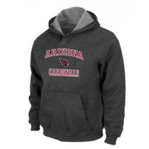 Arizona Cardinals Heart & Soul Pullover Hoodie D.Grey