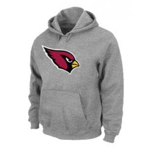 Arizona Cardinals Logo Pullover Hoodie Grey