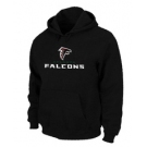 Atlanta Falcons Authentic Logo Pullover Hoodie Black