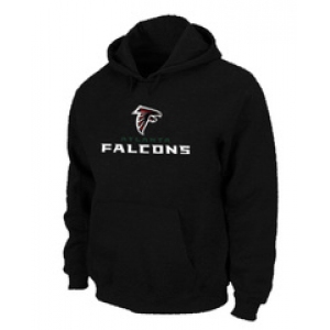 Atlanta Falcons Authentic Logo Pullover Hoodie Black