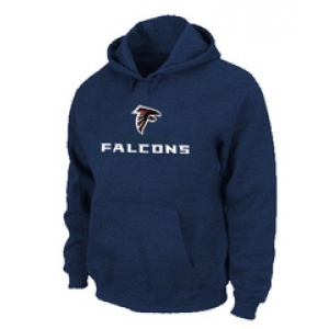 Atlanta Falcons Authentic Logo Pullover Hoodie D.Blue