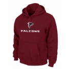 Atlanta Falcons Authentic Logo Pullover Hoodie RED