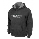 Atlanta Falcons Authentic font Pullover Hoodie D.Grey