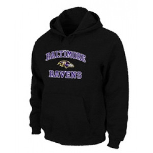 Baltimore Ravens Heart & Soul Pullover Hoodie Black