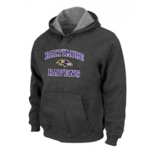 Baltimore Ravens Heart & Soul Pullover Hoodie D.Grey