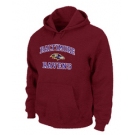 Baltimore Ravens Heart & Soul Pullover Hoodie Red