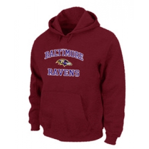 Baltimore Ravens Heart & Soul Pullover Hoodie Red