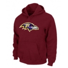 Baltimore Ravens Logo Pullover Hoodie RED