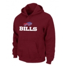 Buffalo Bills Authentic Logo Pullover Hoodie RED