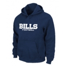 Buffalo Bills Authentic font Pullover Hoodie D.Blue