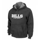 Buffalo Bills Authentic font Pullover Hoodie D.Grey