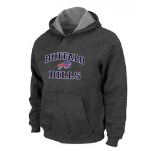 Buffalo Bills Heart & Soul Pullover Hoodie D.Grey