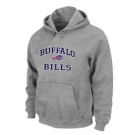 Buffalo Bills Heart & Soul Pullover Hoodie Grey