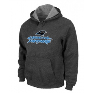 Carolina Panthers Authentic Logo Pullover Hoodie D.Grey