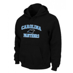 Carolina Panthers Heart & Soul Pullover Hoodie Black