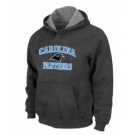 Carolina Panthers Heart & Soul Pullover Hoodie D.Grey