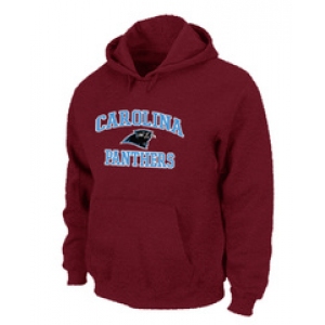 Carolina Panthers Heart & Soul Pullover Hoodie Red