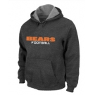 Chicago Bears Authentic font Pullover Hoodie D.Grey