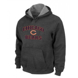 Chicago Bears Heart & Soul Pullover Hoodie D.Grey