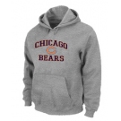 Chicago Bears Heart & Soul Pullover Hoodie Grey