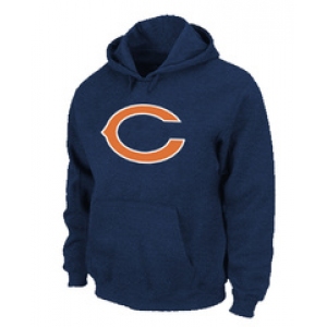 Chicago Bears Logo Pullover Hoodie D.Blue