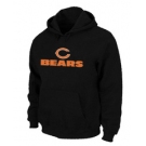 Chicago Bears Sideline Legend Authentic logo Pullover Hoodie Black