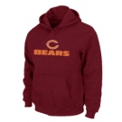 Chicago Bears Sideline Legend Authentic logo Pullover Hoodie RED