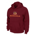 Cincinnati Bengals Authentic Logo Pullover Hoodie RED