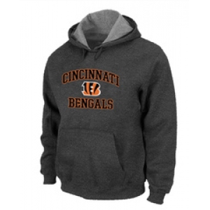 Cincinnati Bengals Heart & Soul Pullover Hoodie D.Grey