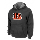 Cincinnati Bengals Logo Pullover Hoodie D.Grey