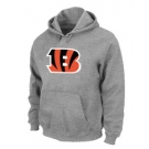 Cincinnati Bengals Logo Pullover Hoodie Grey