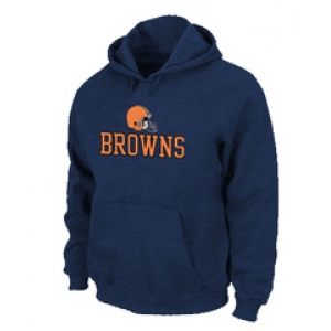 Cleveland Browns Authentic Logo Pullover Hoodie D.Blue