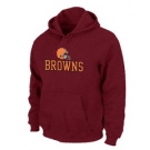 Cleveland Browns Authentic Logo Pullover Hoodie RED