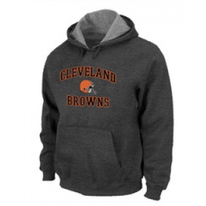 Cleveland Browns Heart & Soul Pullover Hoodie D.GREY